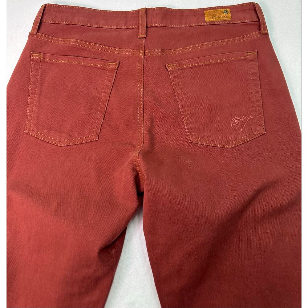 NWT Vizcaino Premium Peruvian Connection St. Tropez Jeans Size 30 Red Tapered - Picture 5 of 15